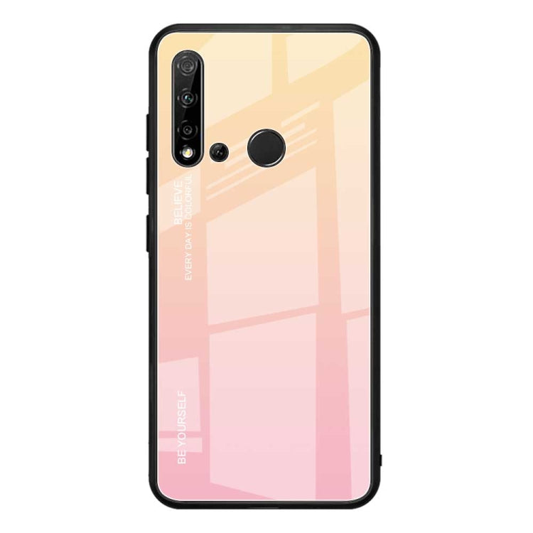 Gradient Color Glass Case, For OPPO F11 / A9, For OPPO A57 / A39, For OPPO Reno Z