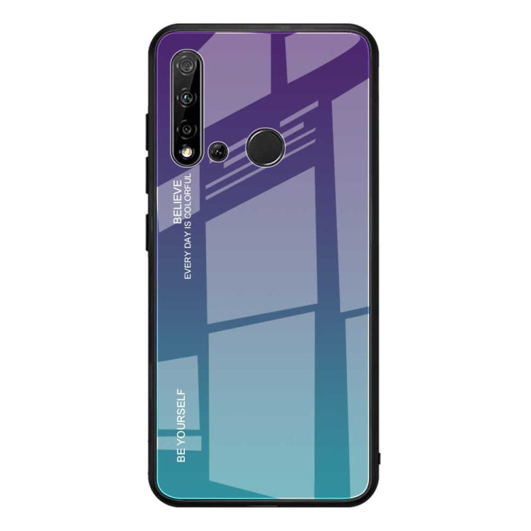 Gradient Color Glass Case, For OPPO F11 / A9, For OPPO A57 / A39, For OPPO Reno Z