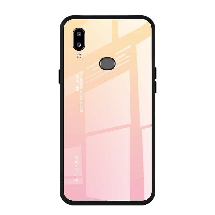Gradient Color Glass Case, For OPPO F11 / A9, For OPPO A57 / A39, For OPPO Reno Z