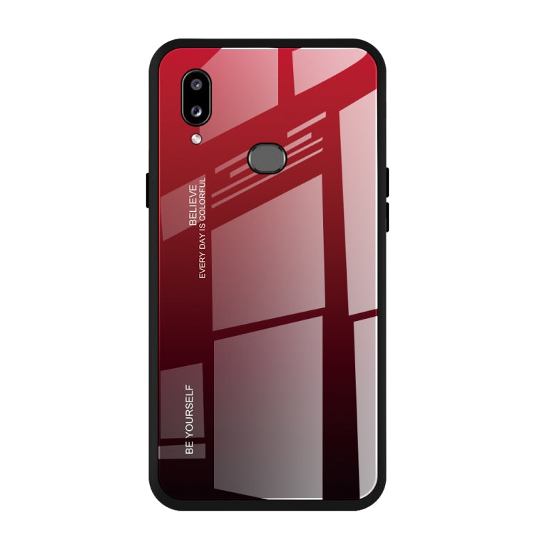 Gradient Color Glass Case, For OPPO F11 / A9, For OPPO A57 / A39, For OPPO Reno Z