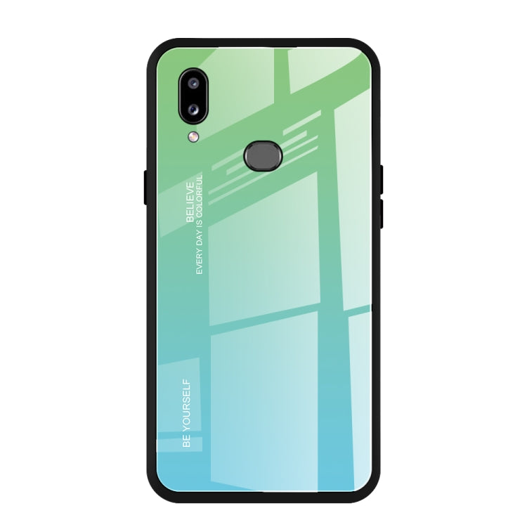 Gradient Color Glass Case, For OPPO F11 / A9, For OPPO A57 / A39, For OPPO Reno Z