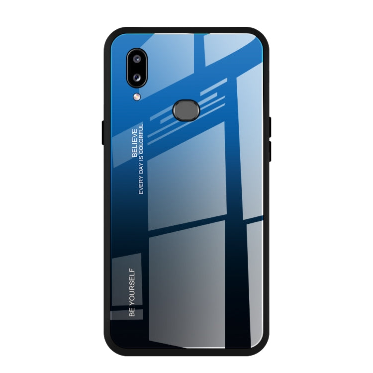 Gradient Color Glass Case, For OPPO F11 / A9, For OPPO A57 / A39, For OPPO Reno Z