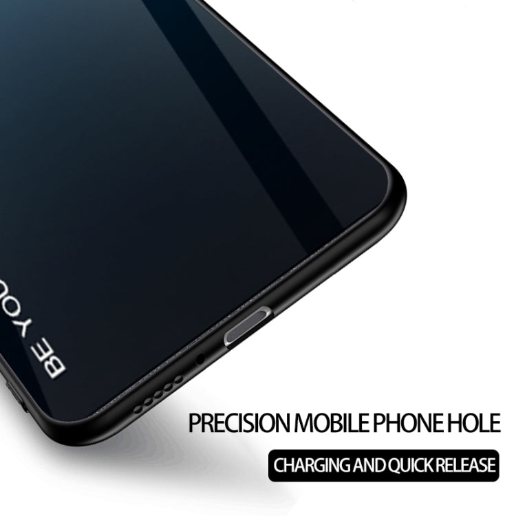 Gradient Color Glass Case, For Galaxy A7 (2018), For Xiaomi Mi Max 3, For Xiaomi Redmi 7A