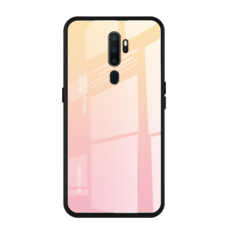 Gradient Color Glass Case, For Galaxy A7 (2018), For Xiaomi Mi Max 3, For Xiaomi Redmi 7A