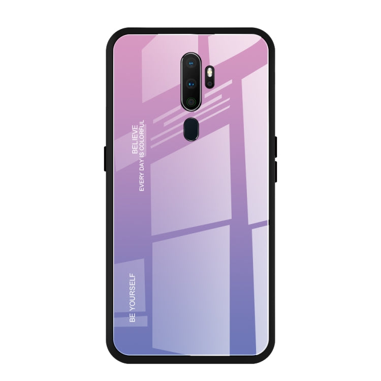 Gradient Color Glass Case, For Galaxy A7 (2018), For Xiaomi Mi Max 3, For Xiaomi Redmi 7A