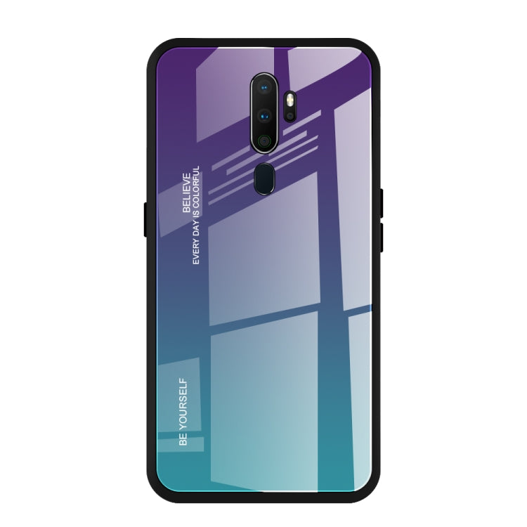 Gradient Color Glass Case, For Galaxy A7 (2018), For Xiaomi Mi Max 3, For Xiaomi Redmi 7A