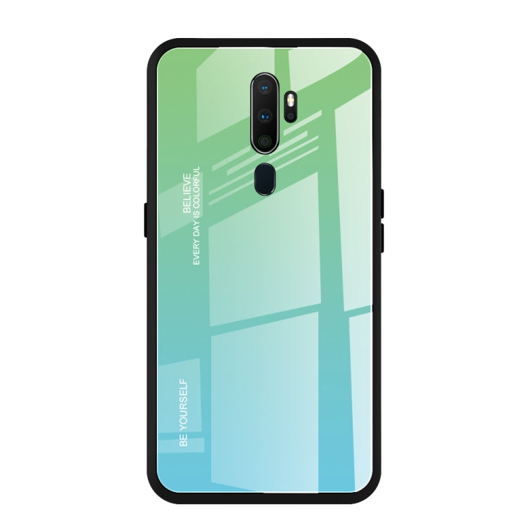 Gradient Color Glass Case, For Galaxy A7 (2018), For Xiaomi Mi Max 3, For Xiaomi Redmi 7A