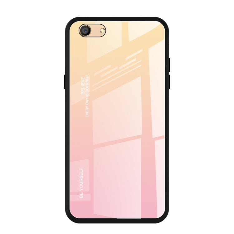 Gradient Color Glass Case, For Galaxy A7 (2018), For Xiaomi Mi Max 3, For Xiaomi Redmi 7A