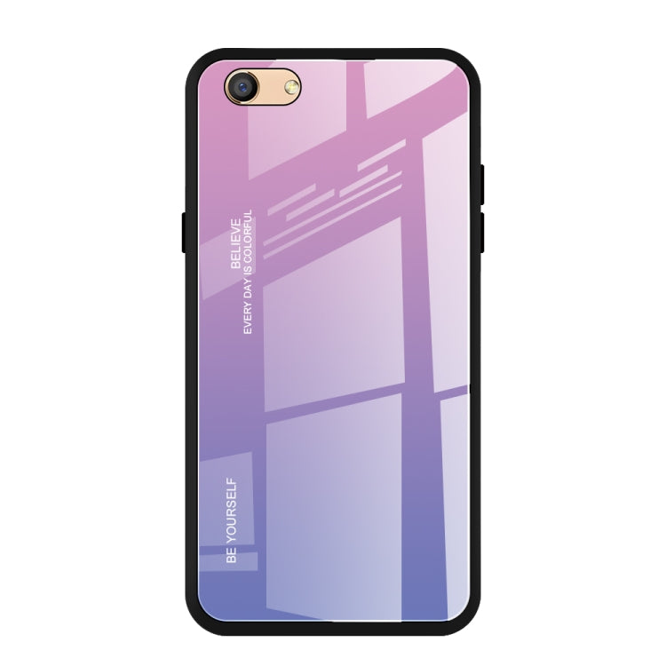 Gradient Color Glass Case, For Galaxy A7 (2018), For Xiaomi Mi Max 3, For Xiaomi Redmi 7A