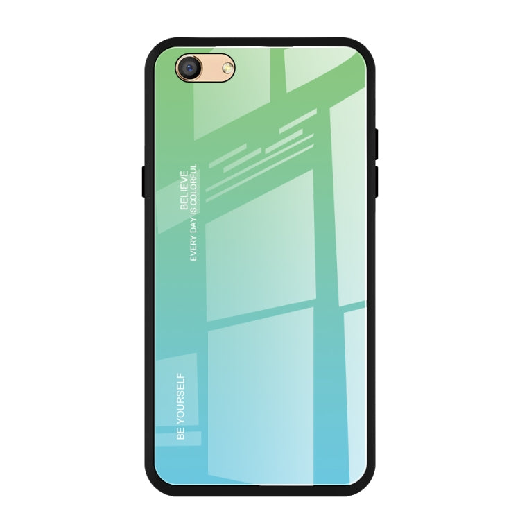 Gradient Color Glass Case, For Galaxy A7 (2018), For Xiaomi Mi Max 3, For Xiaomi Redmi 7A