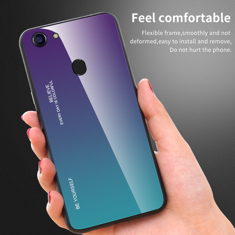 Gradient Color Glass Case, For Galaxy A10s, For Galaxy A80, For OnePlus 7