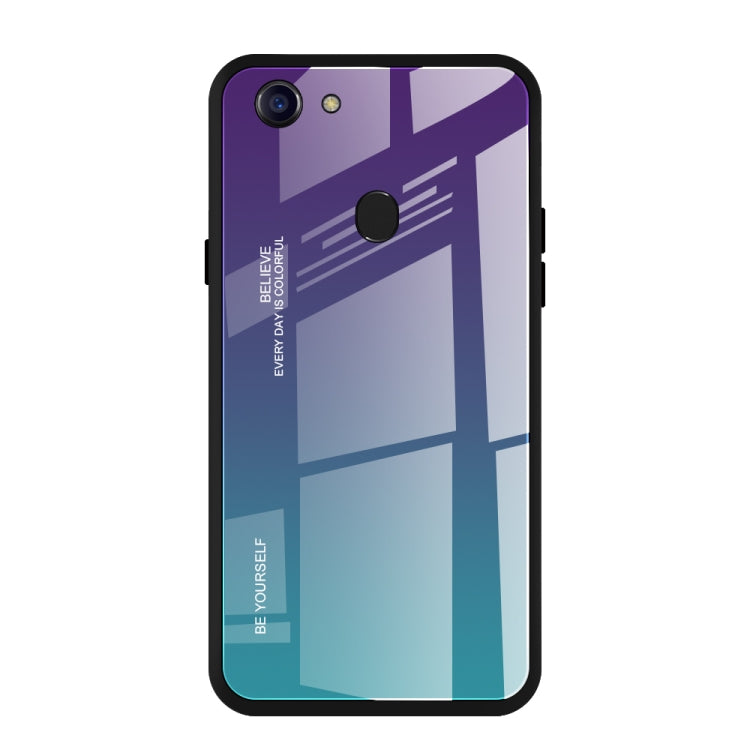 Gradient Color Glass Case, For Galaxy A10s, For Galaxy A80, For OnePlus 7