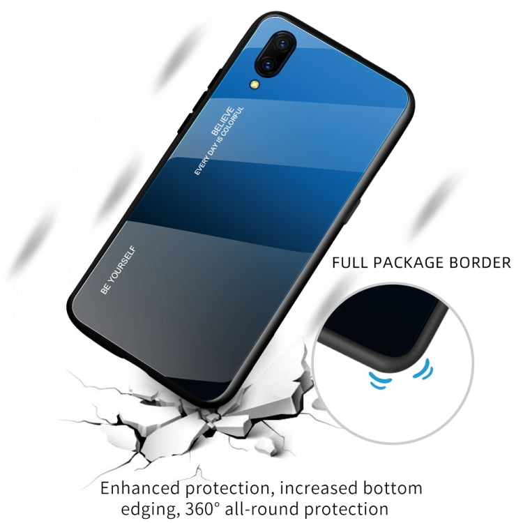 Gradient Color Glass Case, For OPPO A9 (2020), For OPPO F3, For OPPO F5