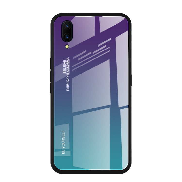 Gradient Color Glass Case, For OPPO A9 (2020), For OPPO F3, For OPPO F5