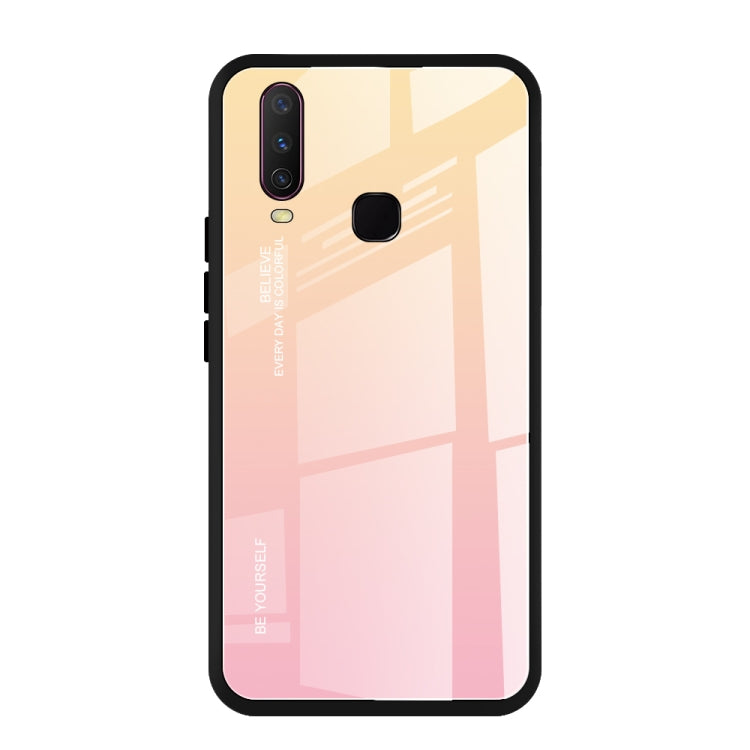 Gradient Color Glass Case, For OPPO A9 (2020), For OPPO F3, For OPPO F5