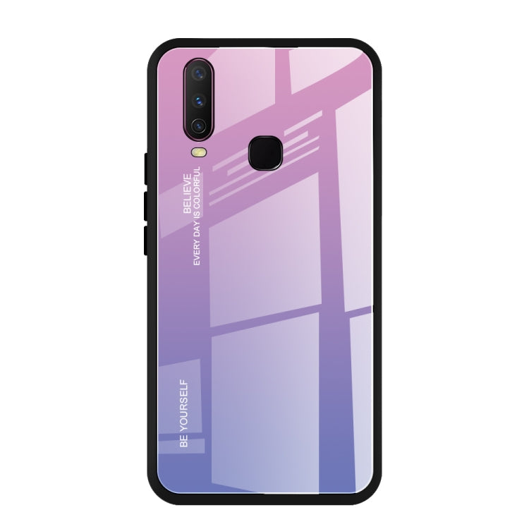 Gradient Color Glass Case, For OPPO A9 (2020), For OPPO F3, For OPPO F5