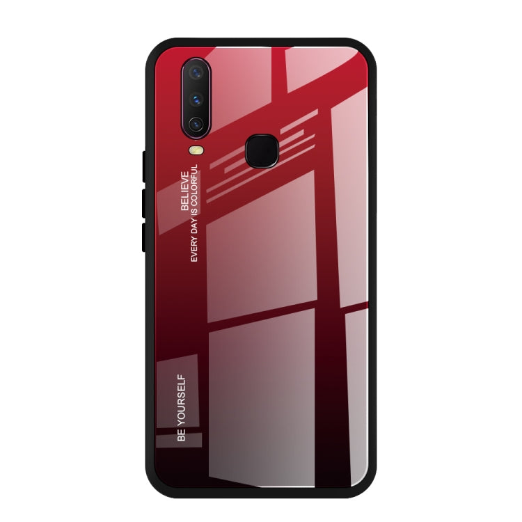 Gradient Color Glass Case, For OPPO A9 (2020), For OPPO F3, For OPPO F5