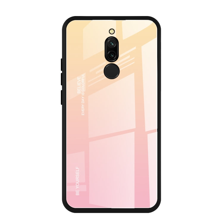 Gradient Color Glass Case, For Vivo V7, For Vivo V11, For Vivo X23