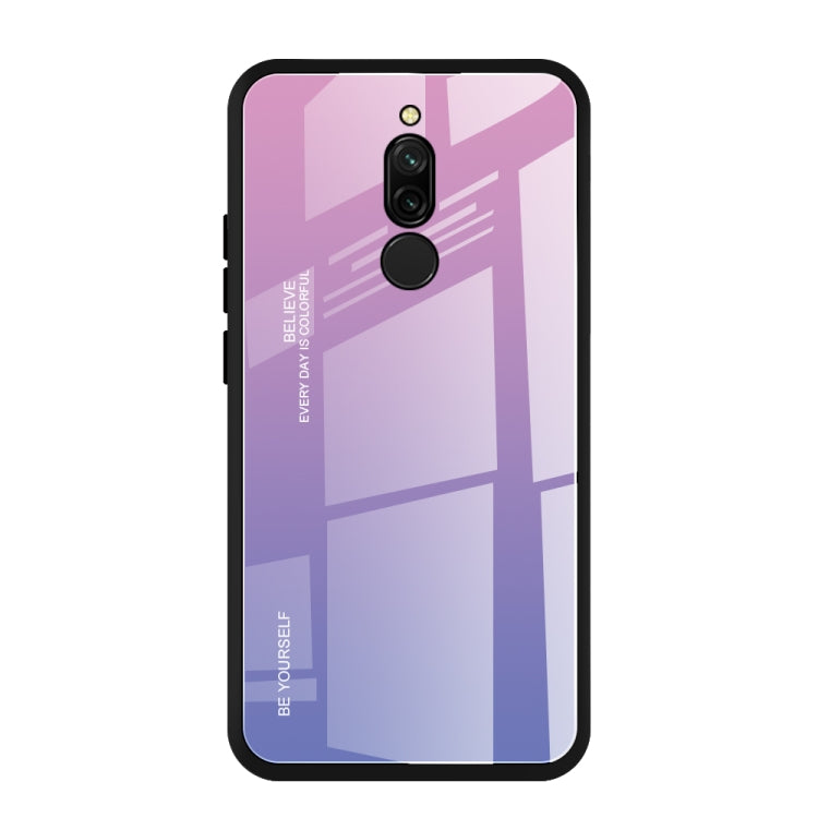 Gradient Color Glass Case, For Vivo V7, For Vivo V11, For Vivo X23