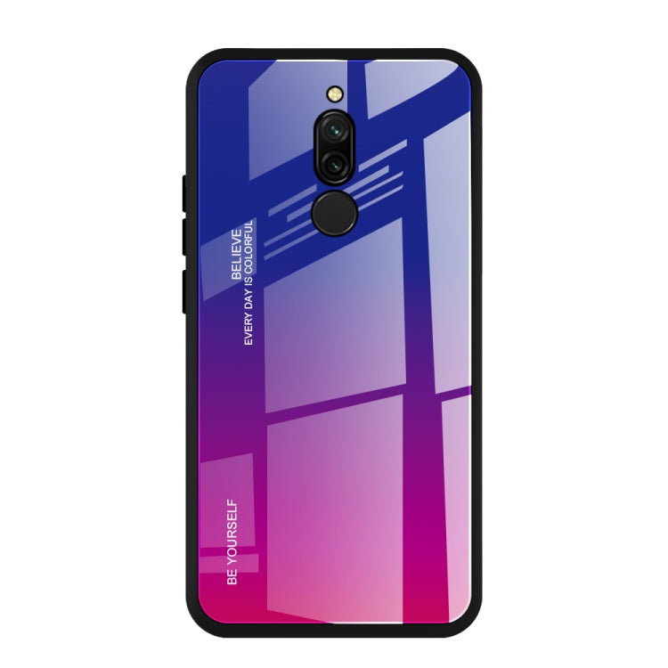 Gradient Color Glass Case, For Vivo V7, For Vivo V11, For Vivo X23