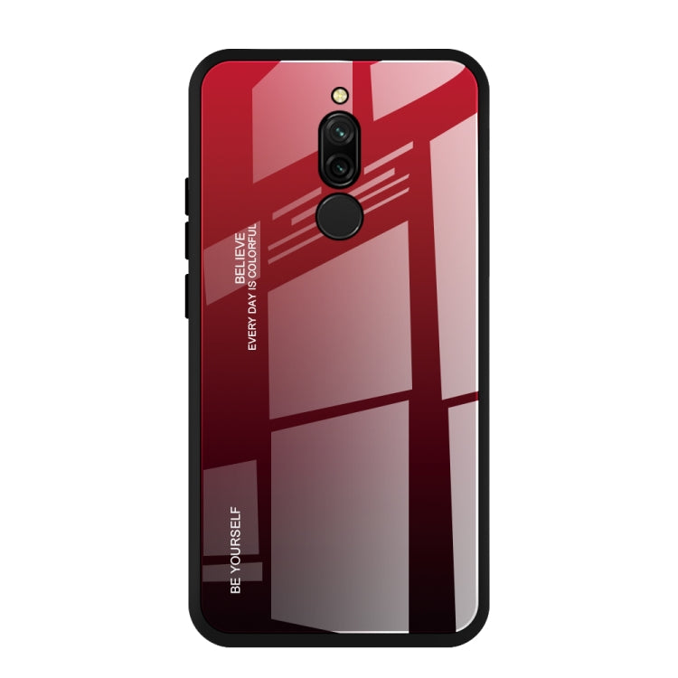 Gradient Color Glass Case, For Vivo V7, For Vivo V11, For Vivo X23