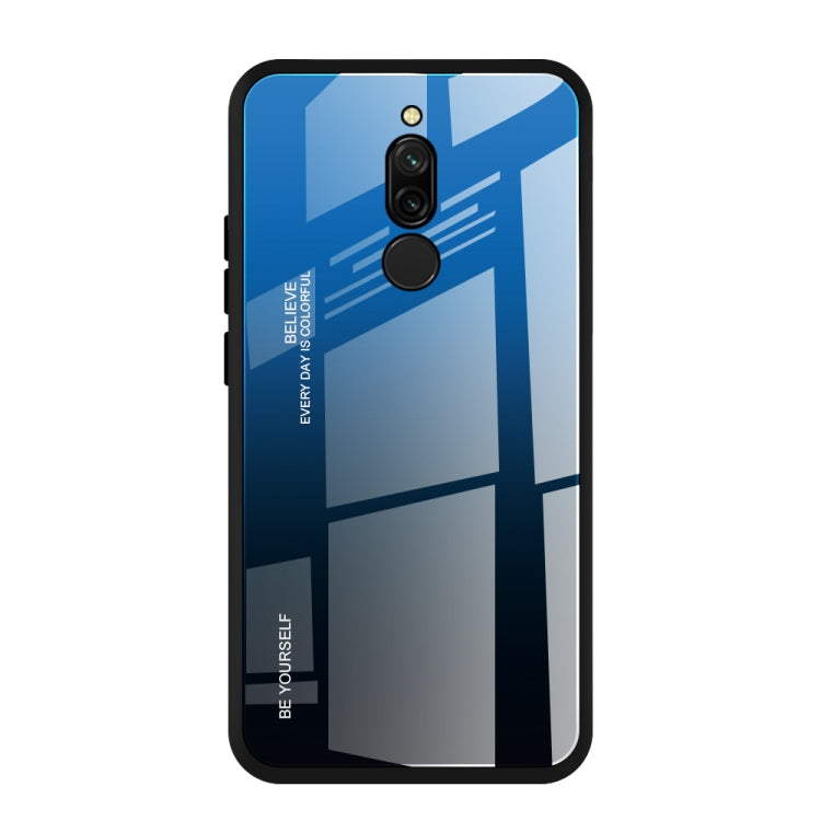 Gradient Color Glass Case, For Vivo V7, For Vivo V11, For Vivo X23