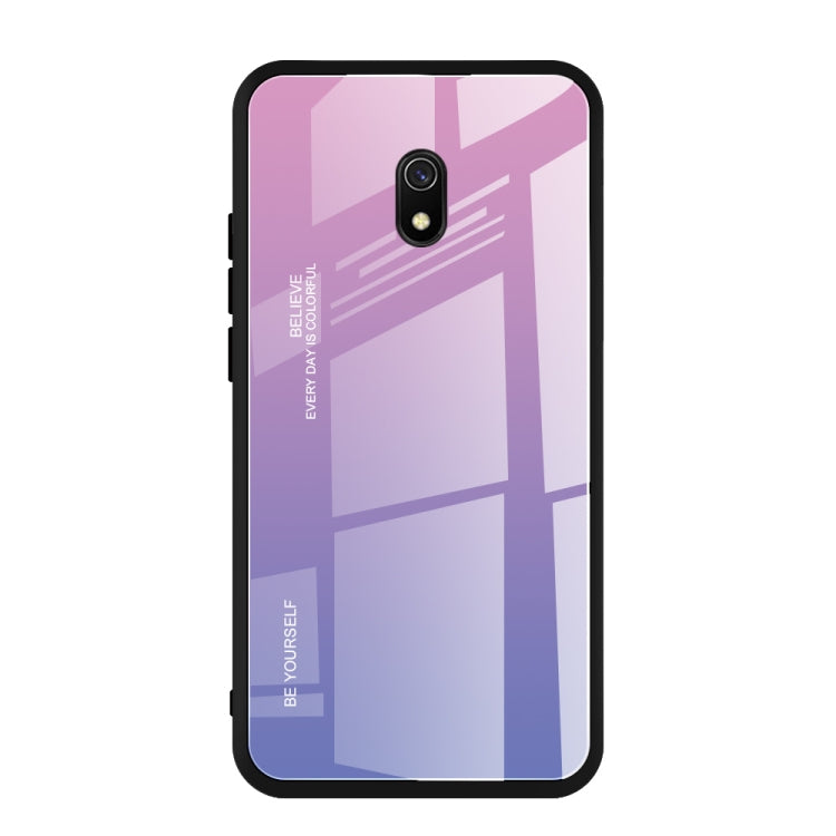Gradient Color Glass Case, For Vivo V7, For Vivo V11, For Vivo X23
