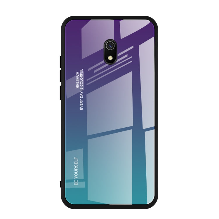 Gradient Color Glass Case, For Vivo V7, For Vivo V11, For Vivo X23