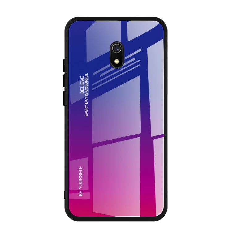 Gradient Color Glass Case, For Vivo V7, For Vivo V11, For Vivo X23