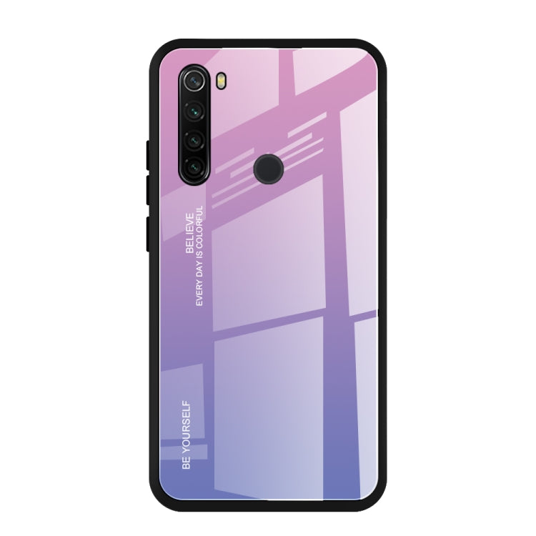 Gradient Color Glass Case, For Vivo V7, For Vivo V11, For Vivo X23