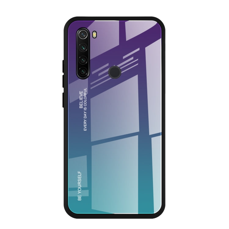 Gradient Color Glass Case, For Vivo V7, For Vivo V11, For Vivo X23