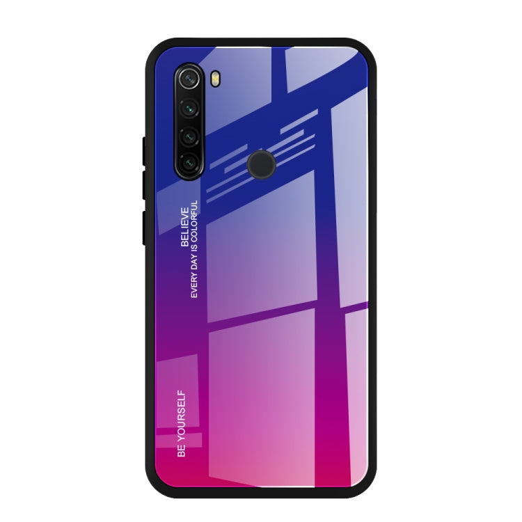Gradient Color Glass Case, For Vivo V7, For Vivo V11, For Vivo X23