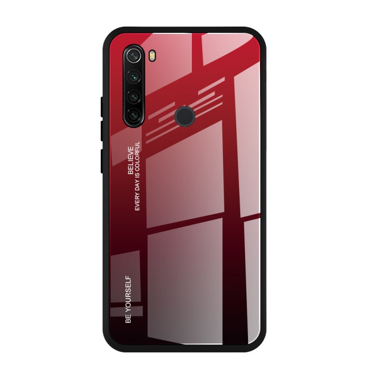 Gradient Color Glass Case, For Vivo V7, For Vivo V11, For Vivo X23