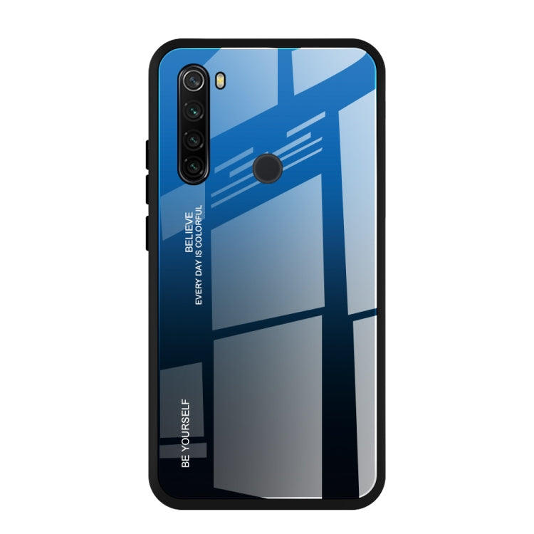 Gradient Color Glass Case, For Vivo V7, For Vivo V11, For Vivo X23
