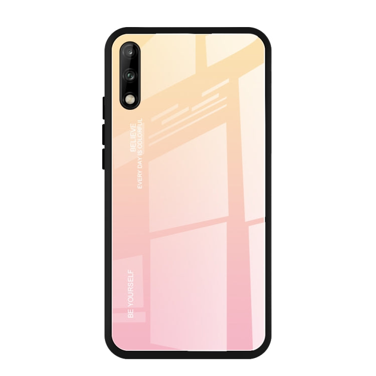 Gradient Color Glass Case, For Vivo Y17, For Vivo Y83, For Xiaomi Redmi 8