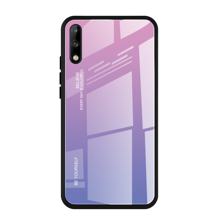 Gradient Color Glass Case, For Vivo Y17, For Vivo Y83, For Xiaomi Redmi 8
