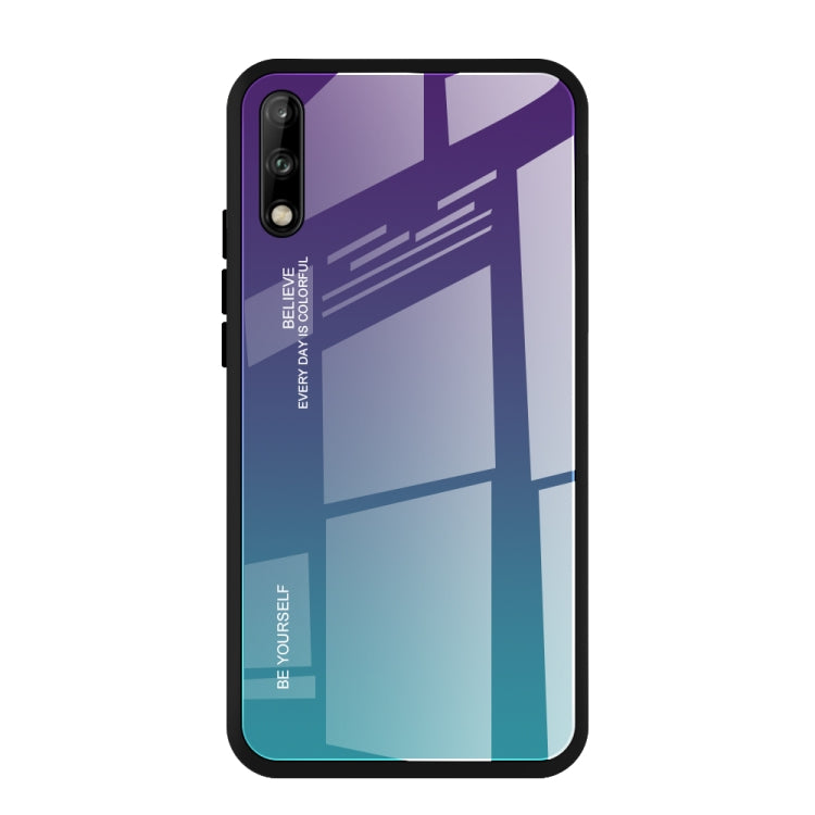 Gradient Color Glass Case, For Vivo Y17, For Vivo Y83, For Xiaomi Redmi 8