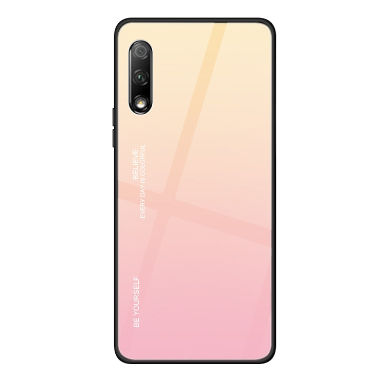 Gradient Color Glass Case, For Galaxy A90 5G, For Xiaomi Mi CC9 Pro, For Galaxy S10 5G