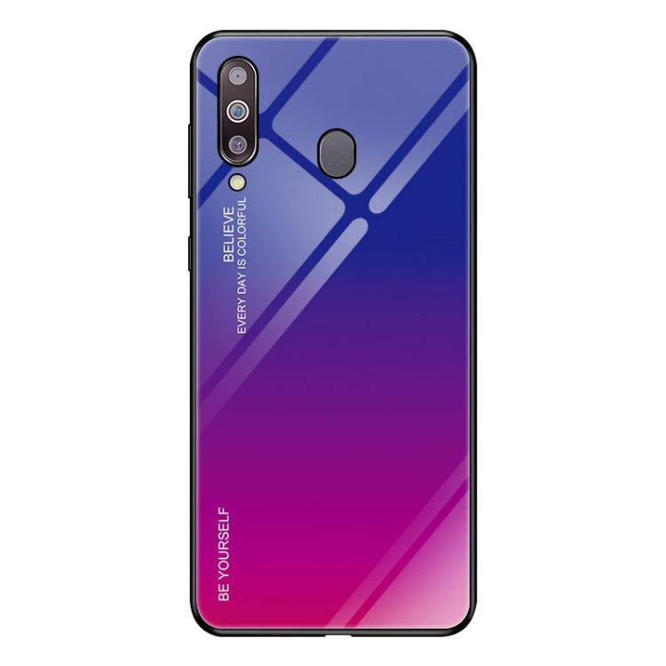 Gradient Color Glass Case, For Galaxy A30, For Galaxy A50, For Galaxy A60