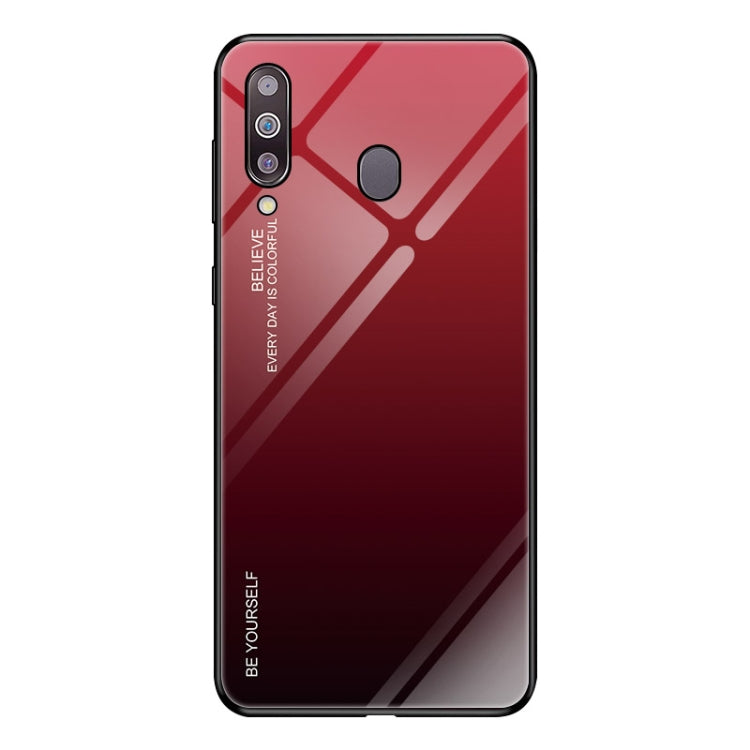 Gradient Color Glass Case, For Galaxy A30, For Galaxy A50, For Galaxy A60