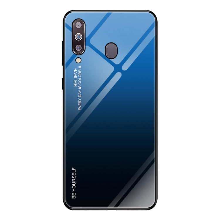 Gradient Color Glass Case, For Galaxy A30, For Galaxy A50, For Galaxy A60