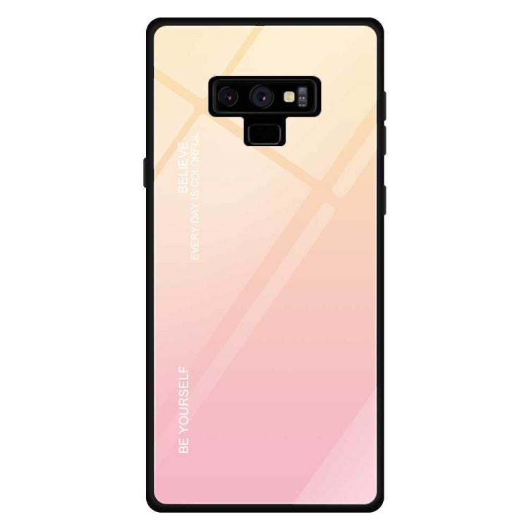 Gradient Color Glass Case, For Galaxy A30, For Galaxy A50, For Galaxy A60