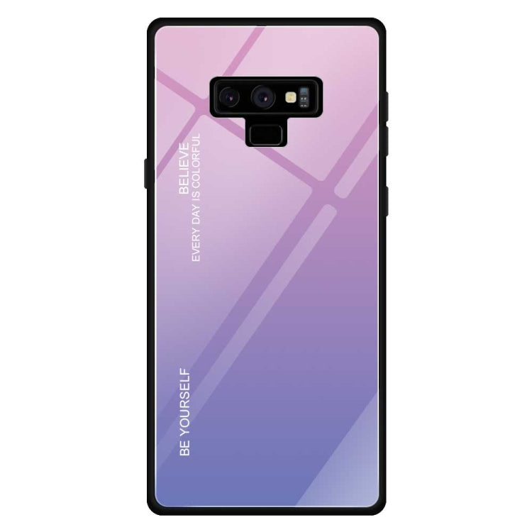 Gradient Color Glass Case, For Galaxy A30, For Galaxy A50, For Galaxy A60