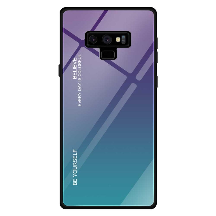 Gradient Color Glass Case, For Galaxy A30, For Galaxy A50, For Galaxy A60