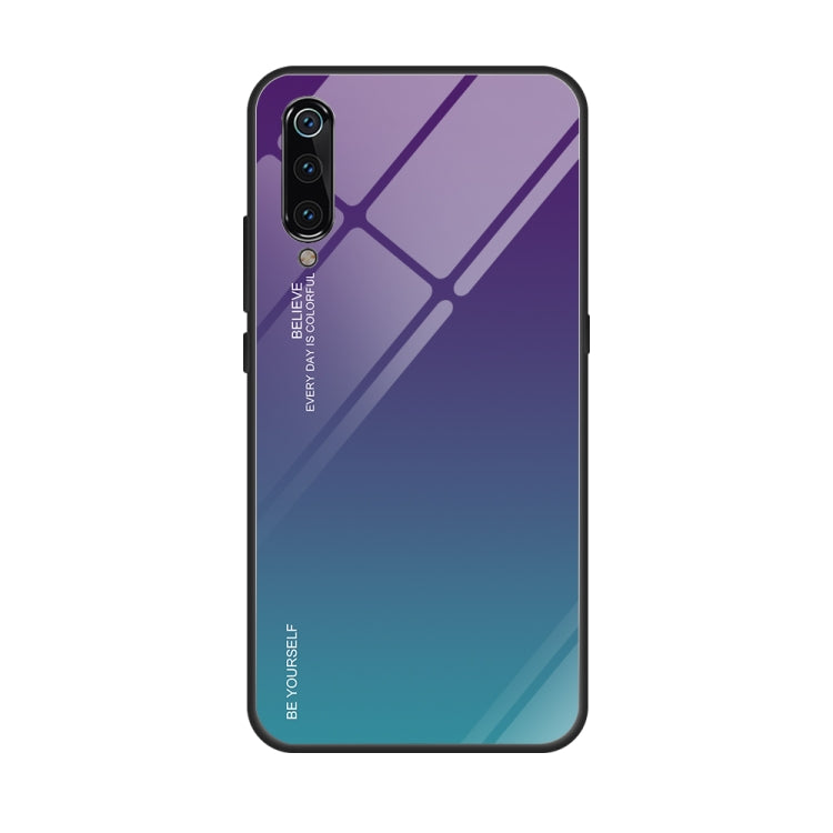 Gradient Color Glass Case, For Galaxy A70, For Galaxy M10, For Galaxy M30