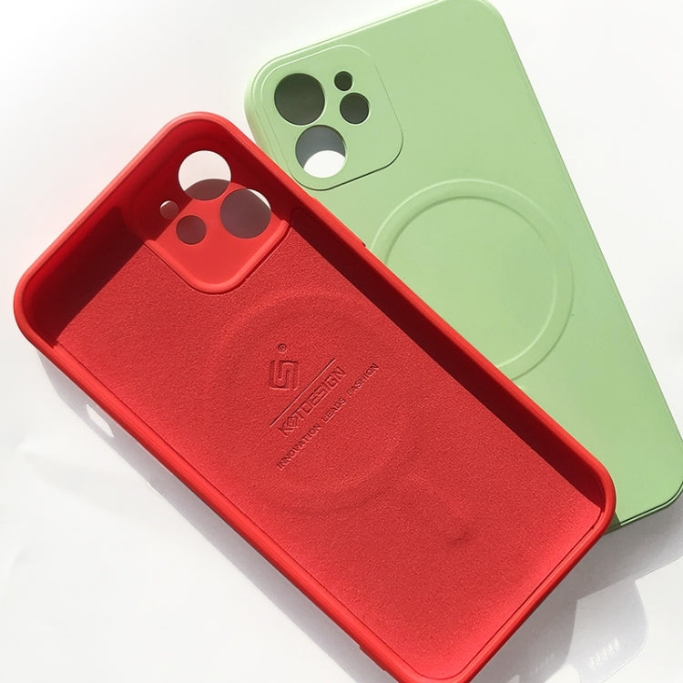 Liquid Silicone Full Coverage Magsafe Phone Case, For iPhone 12 Pro Max, For iPhone 11, For iPhone 11 Pro