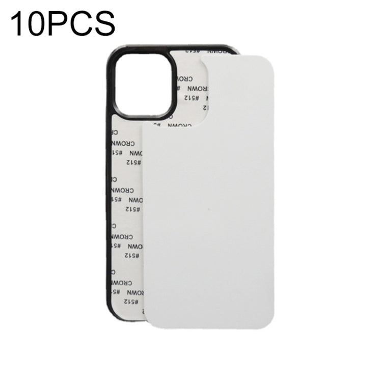 10 PCS 2D Blank Sublimation Phone Case, For iPhone 13 mini, For iPhone 13, For iPhone 13 Pro, For iPhone 13 Pro Max, For iPhone 12 mini, For iPhone 12 / 12 Pro, For iPhone 12 Pro Max, For iPhone 11, For iPhone 11 Pro