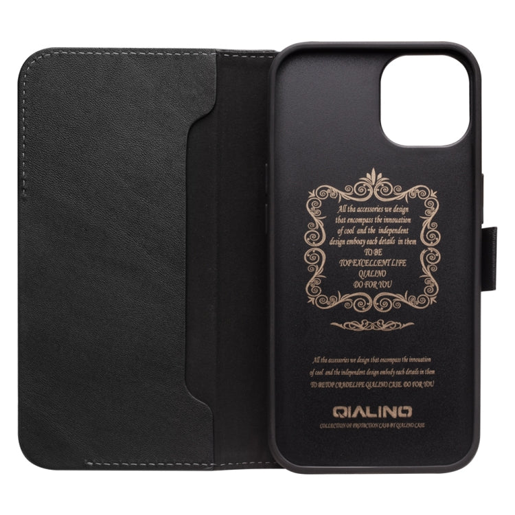 QIALINO Magnetic Buckle Leather Phone Case, For iPhone 13 mini, For iPhone 13, For iPhone 13 Pro, For iPhone 13 Pro Max