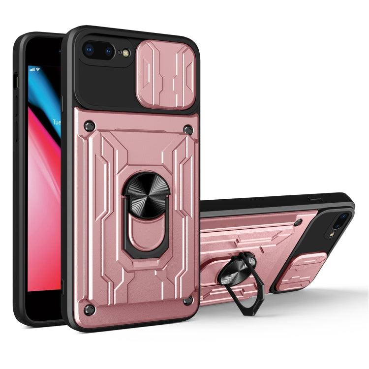 Sliding Camshield Card Phone Case, For iPhone 7 / 8 / SE 2022 / SE 2020, For iPhone 7 Plus / 8 Plus