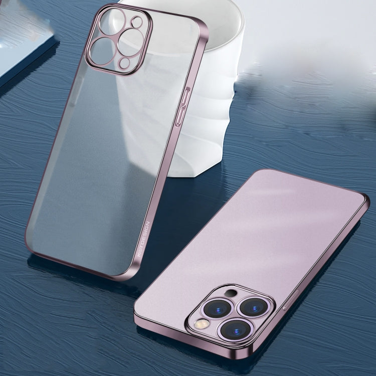 KSTDESIGN Wing Plating Series Semi-transparent Frosted Phone Case, For iPhone 12, For iPhone 12 Pro, For iPhone 12 Pro Max, For iPhone 13 Pro, For iPhone 13 Pro Max